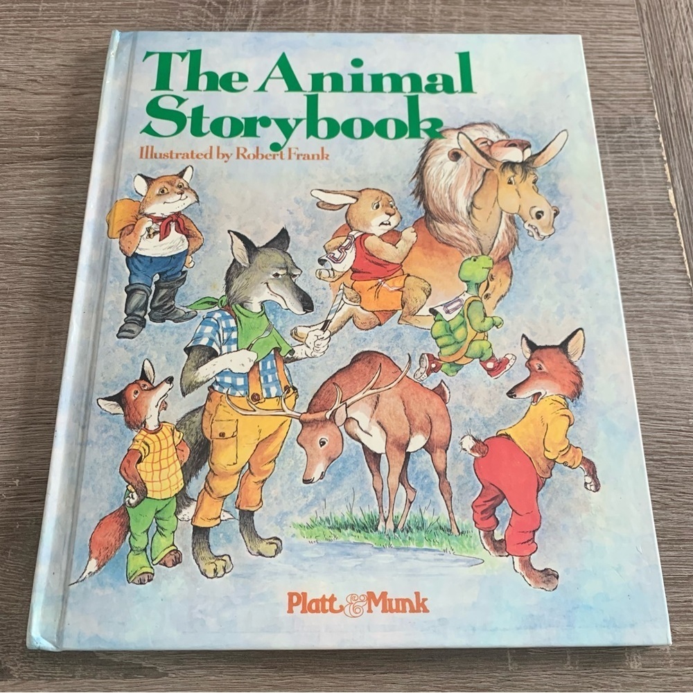 Vintage 1978‎ The Animal Storybook Hardcover Robert Frank Platt & Munk